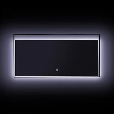 Négyszögletű led fürdőszobai tükör